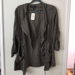 Forever 21 Green Canvas Jacket